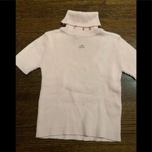 Lili Gaufrette Paris beaded girls turtleneck